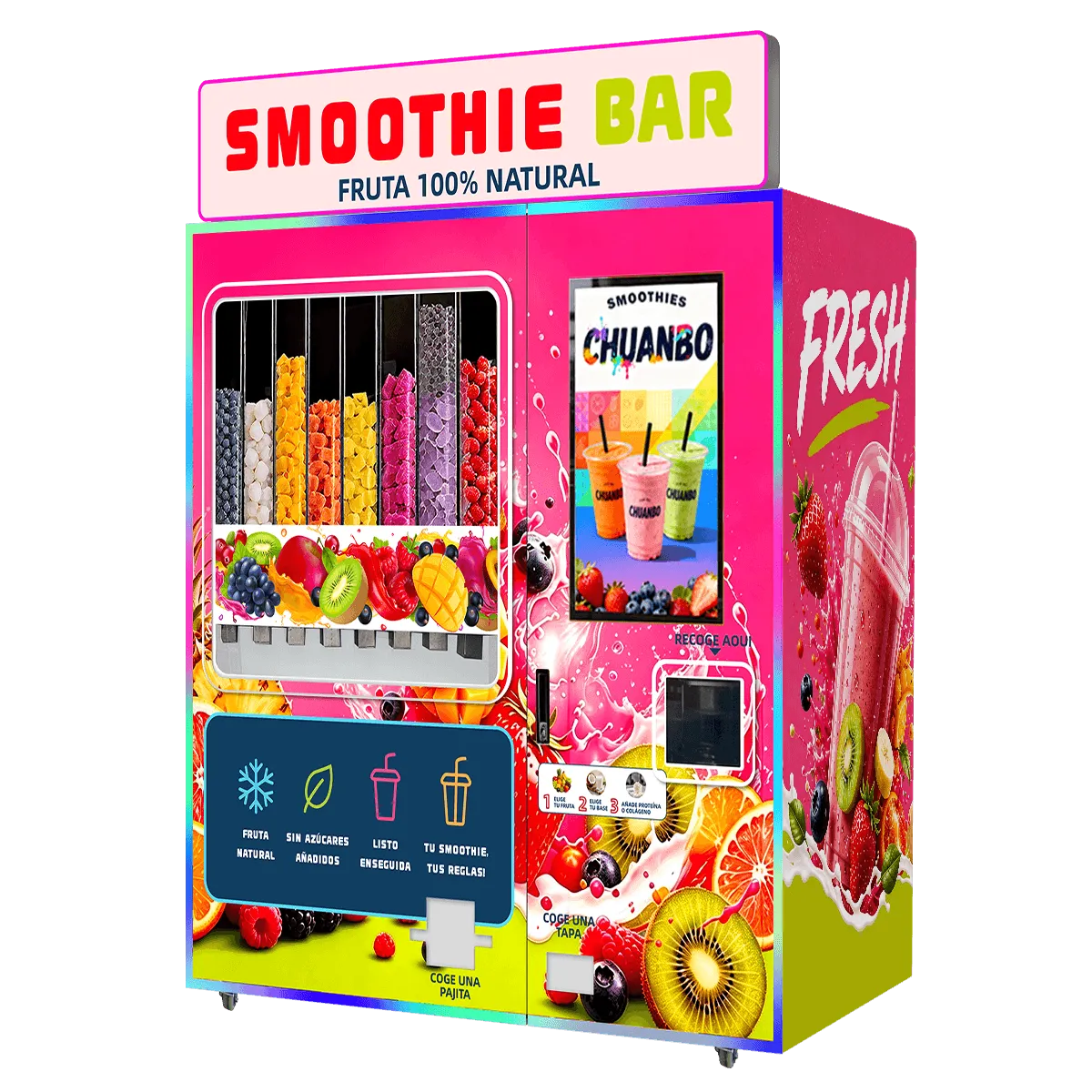 Fresh Smoothie Vending Machine view 2