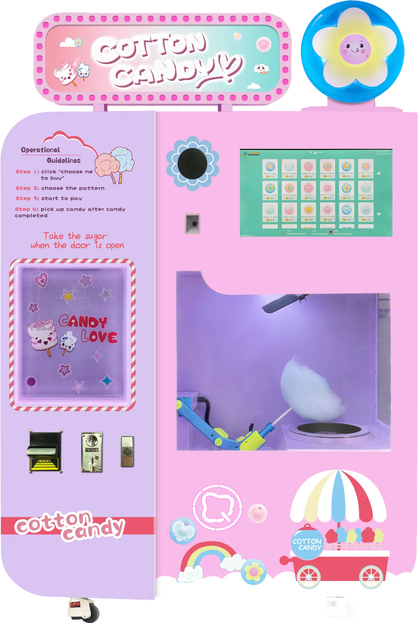 Cotton Candy Vending Machine CB328
