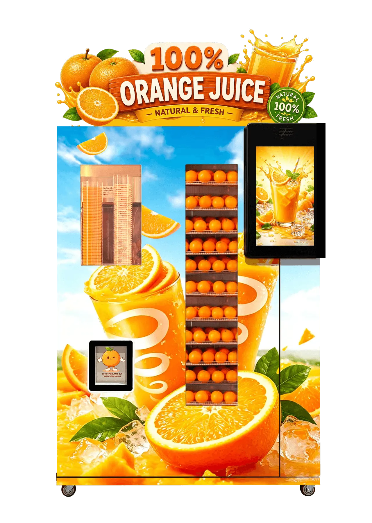 Fresh Orange Juice Vending Machine