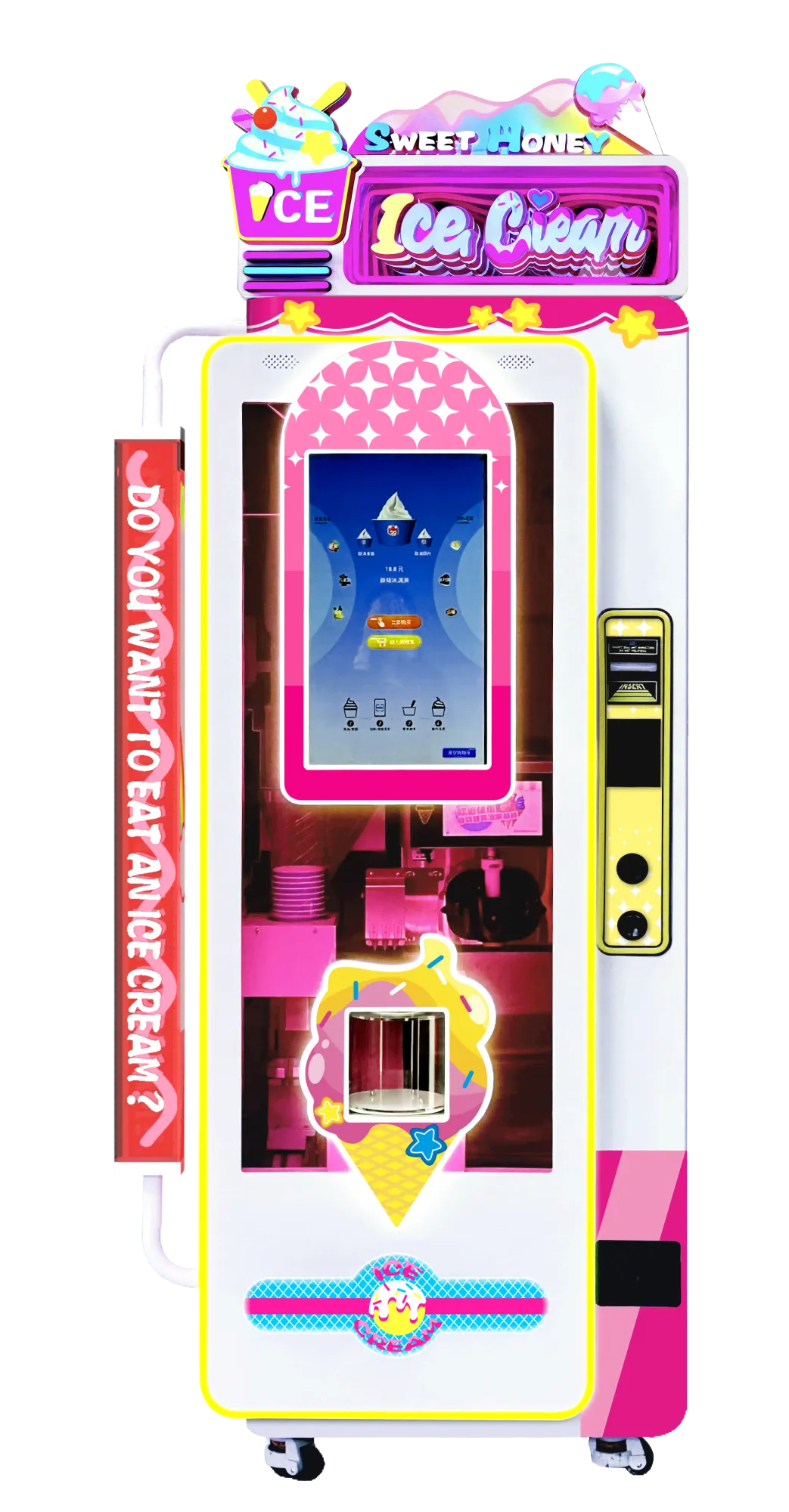 Modern Style Ice Cream Vending Machine